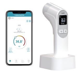 휴비딕 피부 적외선체온계 HFS-3000B 체온측정기 스캔측정 생활온도측정 어플페어링 (거치대포함)