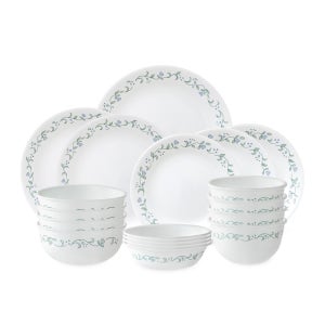 코렐 컨트리커트지 한국형 4인 18P 원형 홈세트 / 접시추천 예쁜 신혼그릇 혼수 집들이선물 플레이팅 식기