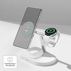 알리오 iW31 맥세이프 3in1 15W 고속 무선충전기 워치 공용 충전