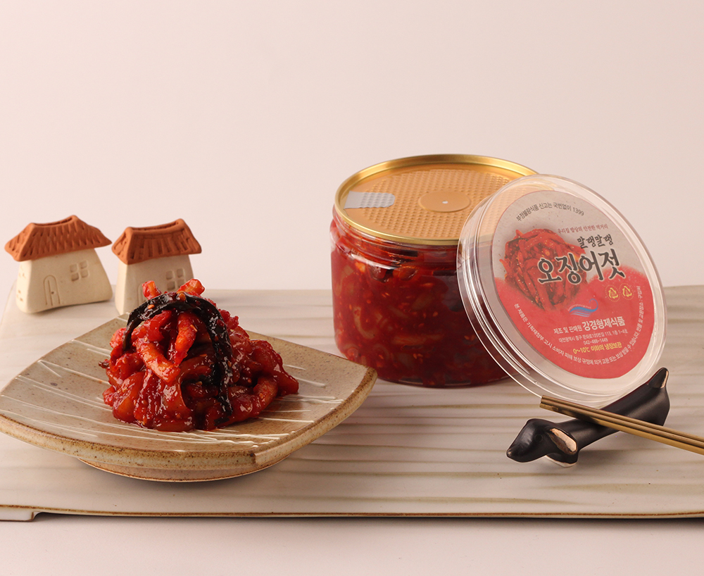 강경형제식품 말랭말랭 오징어젓 500g, 1개