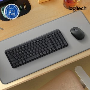 [N배송] 로지텍코리아 공식 MK250 콤보 수신기미포함 무선 키보드마우스 세트 그래파이트, 멤브레인