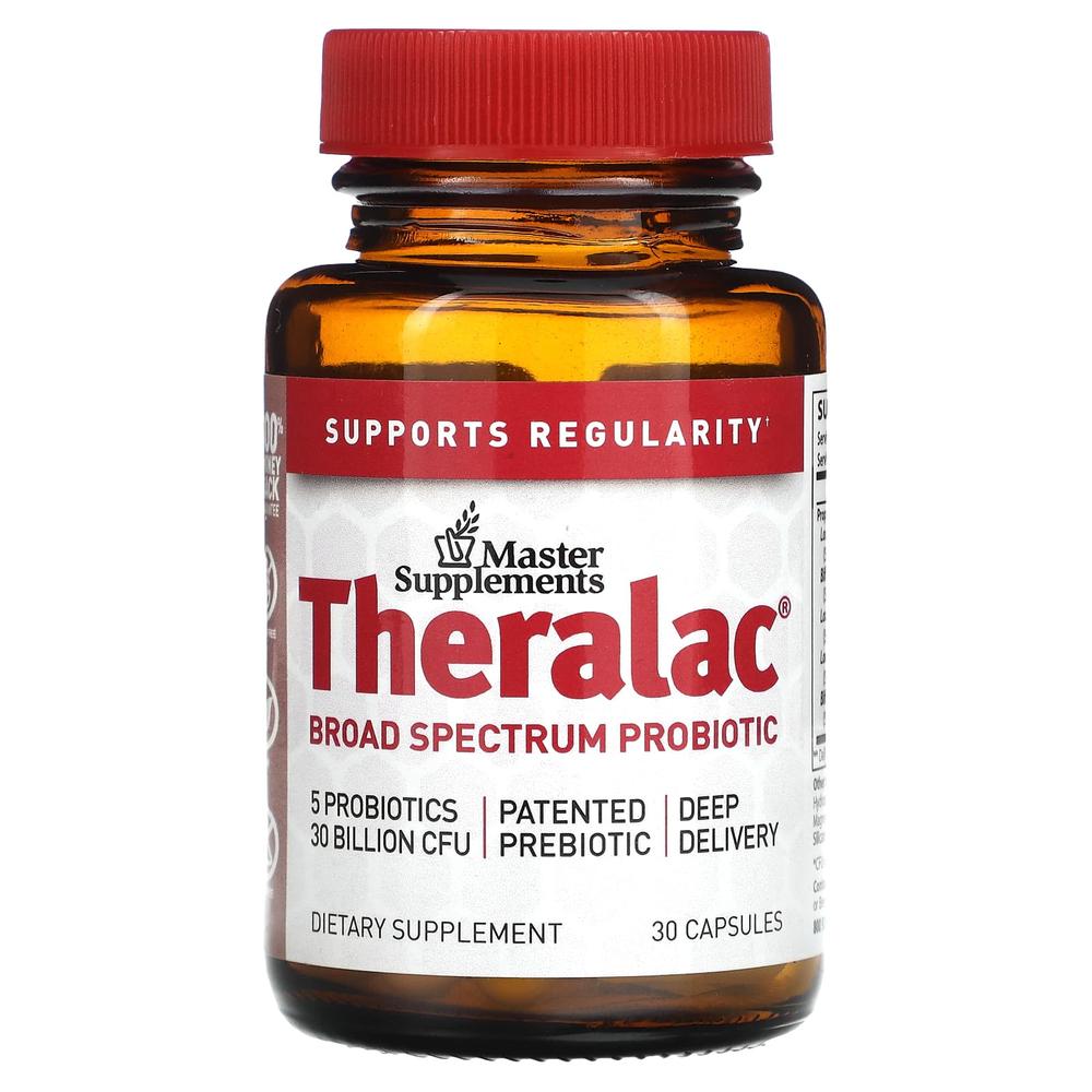 마스터서플라이먼트 <b>Theralac 브로드 스펙트럼 프로바이오틱</b> 캡슐 30정