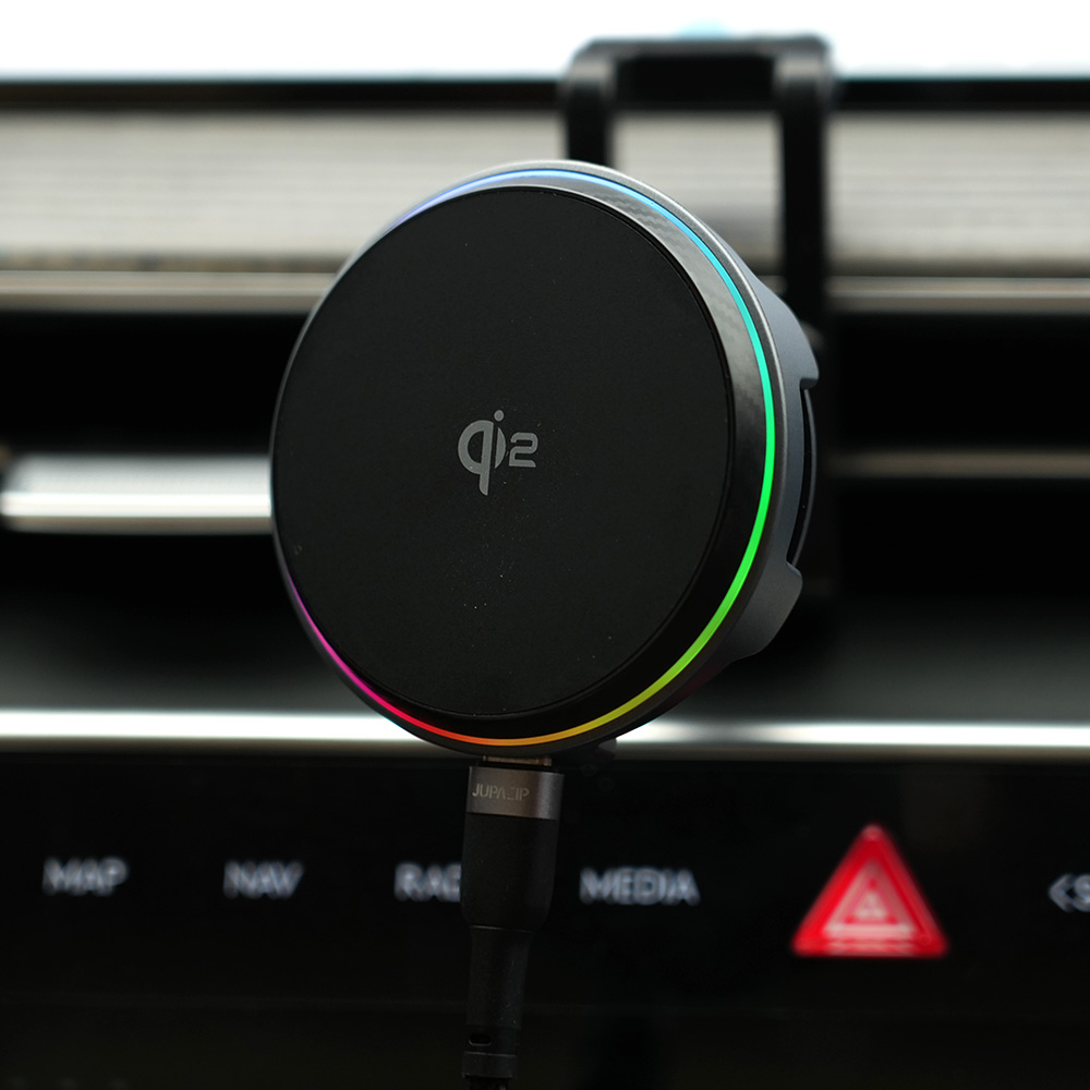 주파집 CWC07 Qi2 맥세이프 차량용 무선충전기