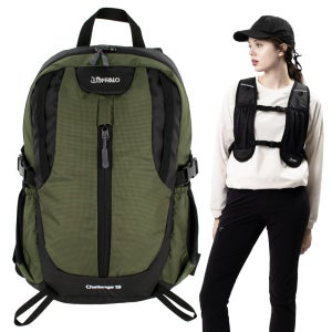 버팔로 챌린지배낭 경량 백팩 조끼형 포켓 등산가방 소형배낭 19L