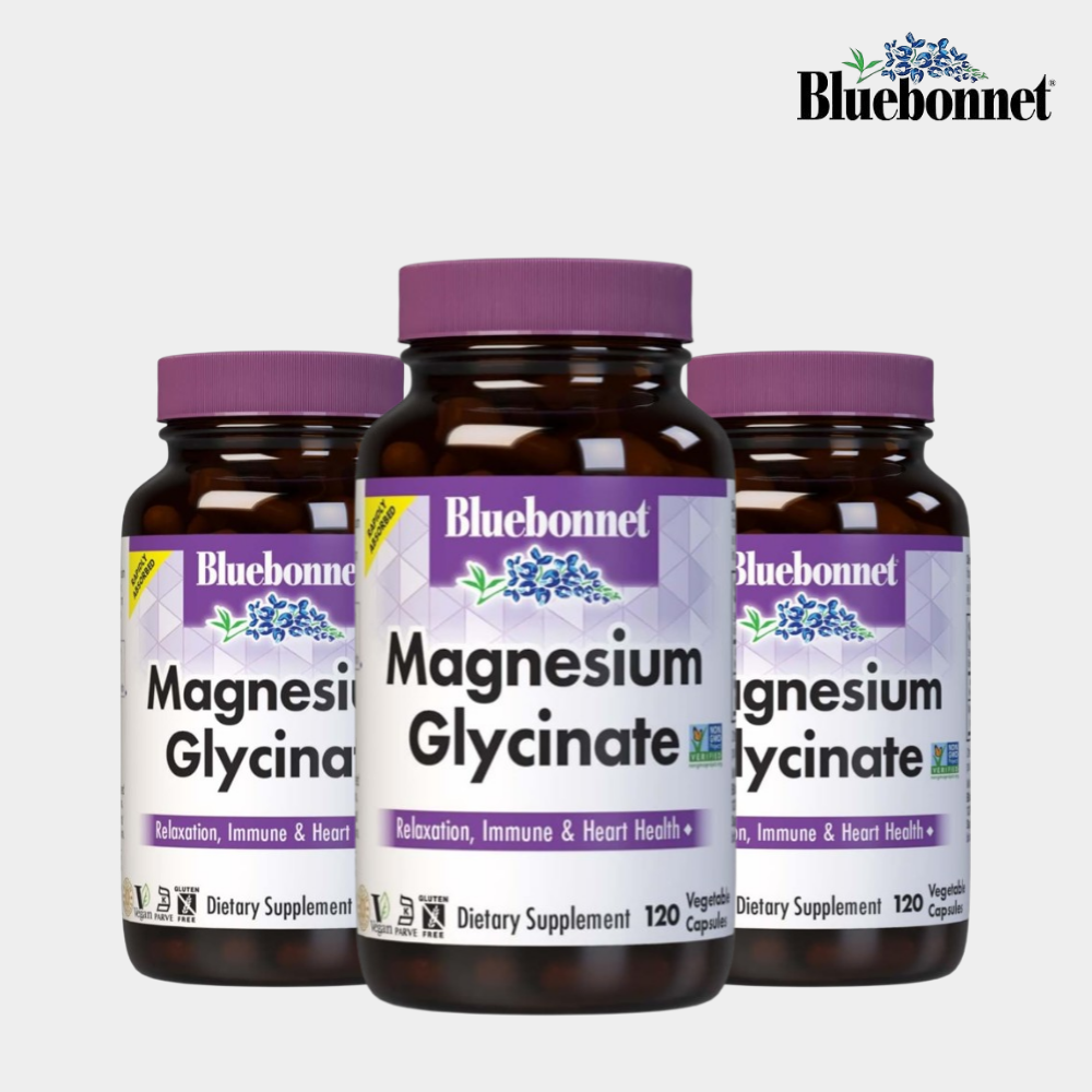 블루보넷 <b>마그네슘 글리시네이트 400</b>mg 120베지캡슐 1통