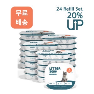 펫츠놀로지 리터제로 전용 리필 24개