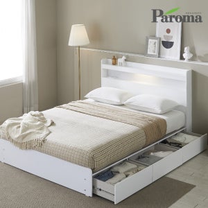 파로마 토스카 led 서랍형 수납 라지킹침대 LK