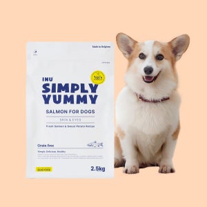 [아이누] 심플리야미 살몬포독 스킨앤아이즈 2.5kg 강아지 알러지피부 눈물자국 사료