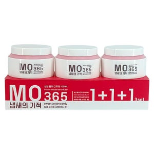 냄새의기적MO 코튼캔디 압도적 탈취 극강의 레시피 냄새 제거 고체 탈취제 100g, 3개