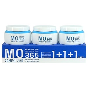 냄새의기적MO 브리즈 압도적 탈취 극강의 레시피 냄새 제거 고체 탈취제 100g, 3개