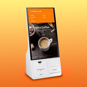 삼성 키오스크 kiosk 베리어프리 무인주문결제단말기 pos 포스기 KM24A