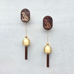 디자인소행 현관 도어벨 호작도 원목 운수대통 문종 집들이선물 결혼선물 금호 백호 호랑이