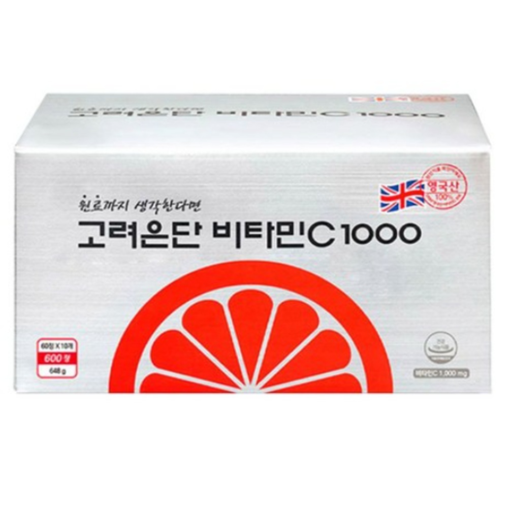 고려은단비타민C1000 1080mg x 600정, 1개