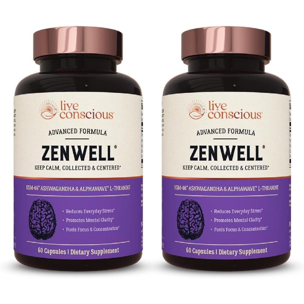 <b>Live Conscious</b> ZenWell 60 캡슐 (2팩)