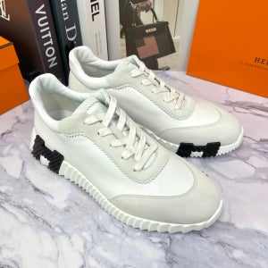 에르메스 남성 바운싱 스니커즈 레더 화이트 블랙 H242810ZH90