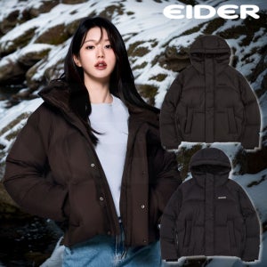 아이더 숏패딩 장원영 역시즌 다운 겨울 구스다운 후드 기능성 거위털 보온 점퍼 경량 자켓