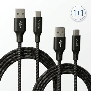 1+1 C타입 고속충전 케이블 USB-A to C 패브릭 삼성 갤럭시 아이폰 1.2M 2M