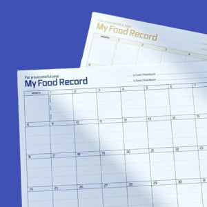 식단 일기 식사 운동 일기 기록 식단 관리 식습관 1년치