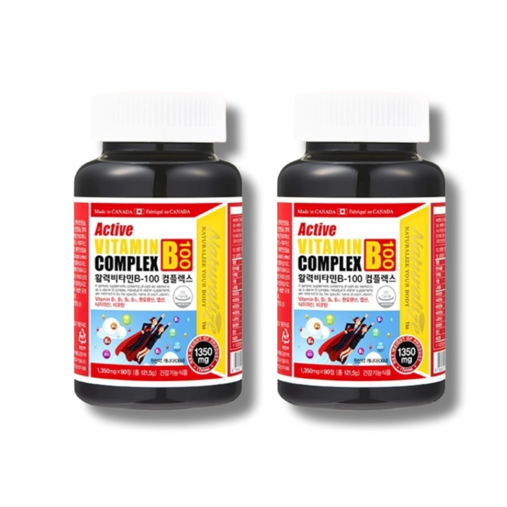 활성형비타민B 고용량 비타민 비군 <b>B6B12</b> B100 비3 B3 피지영양제