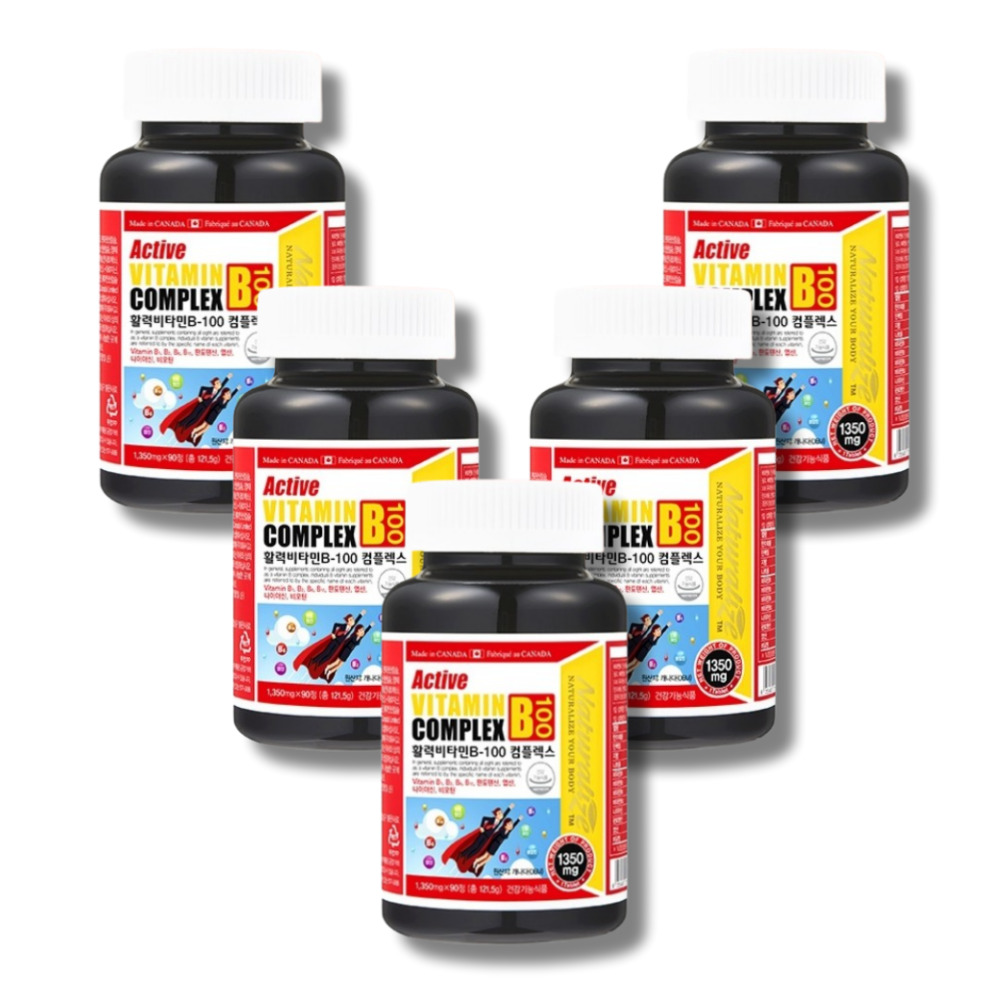 활성형비타민B 고용량 비타민 B3 비군 <b>B6B12</b> B100 비3 영양제