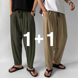 1+1 남자 항아리 냉장고 밴딩 여름 긴바지