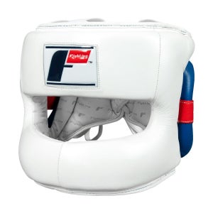 파이팅 노콘택트 코보호 복싱 헤드기어 화이트, Regular