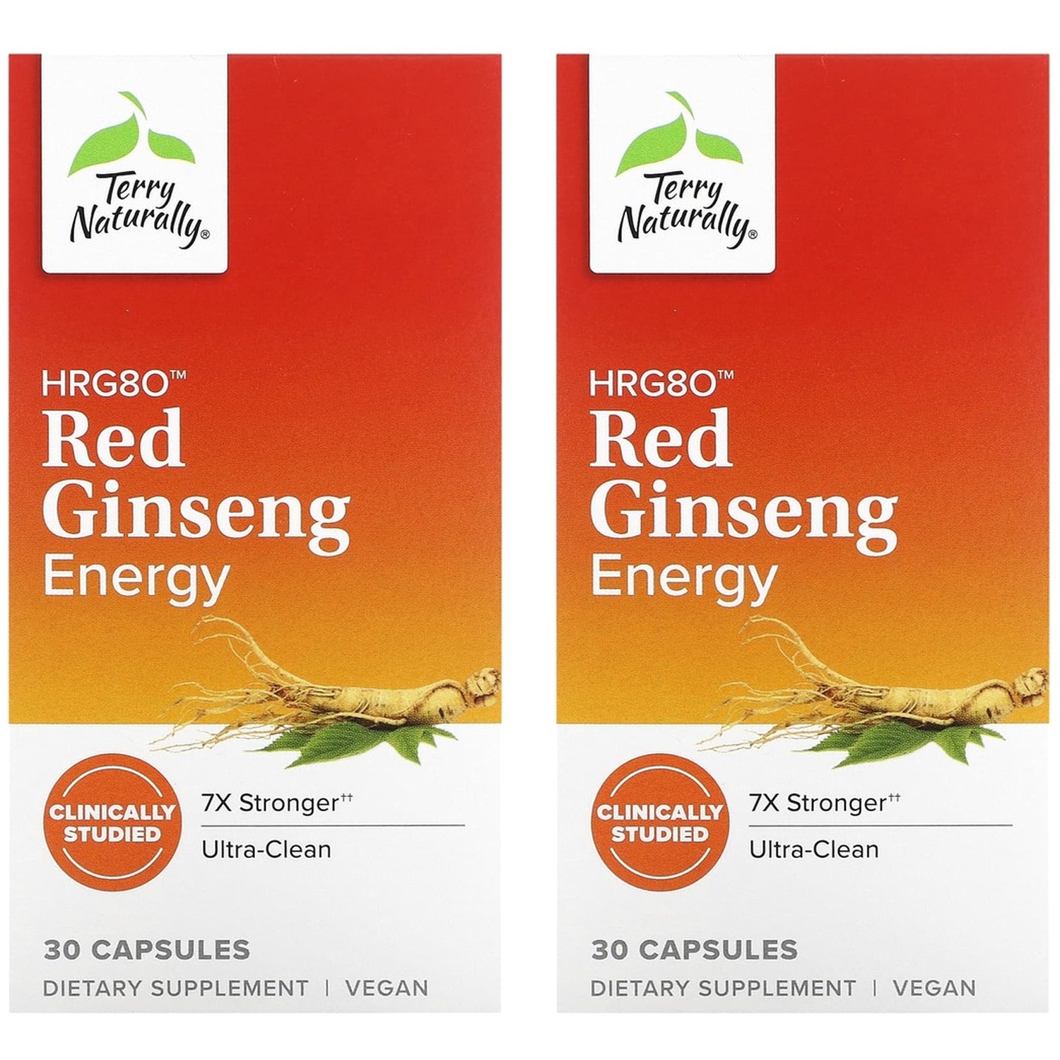 <b>테리내추럴리</b> HRG80 진생 <b>에너지</b> 200mg 30캡슐 (2개세트)