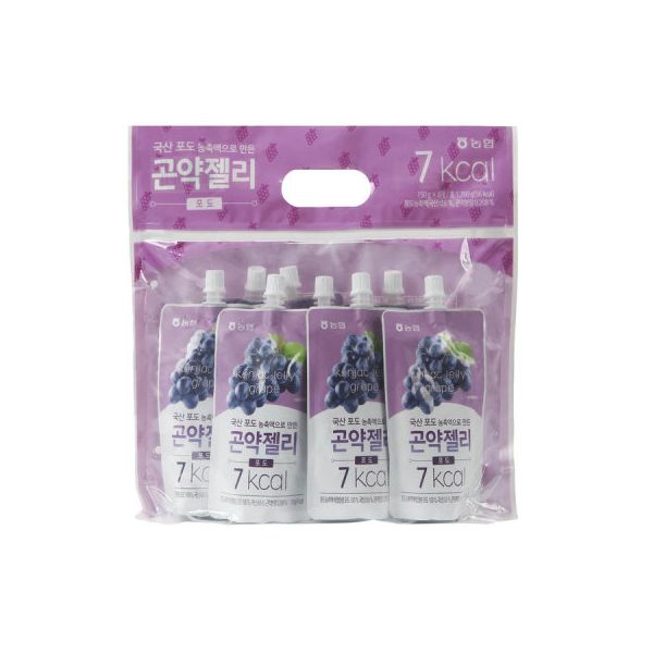 농협 국산100% 곤약젤리 포도 150g(7kcal)X8개