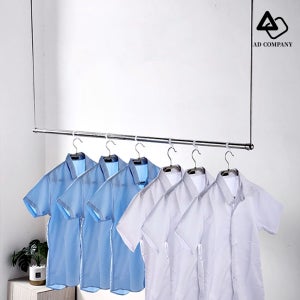 천장형 건조대 행거 빨래 걸이 후크형 베란다 옷걸이 후크길이 60