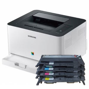 삼성 컬러 레이저 프린터 SL-C513 (토너포함) 가정용 업무용 사무용 소형 프린트기