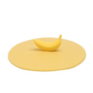 컵뚜껑 머그컵 머그잔 덮개 실리콘 머그리드 바나나-옐로우