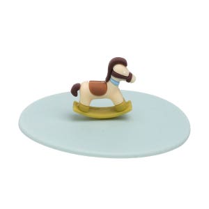 컵뚜껑 머그컵 머그잔 덮개 실리콘 머그리드 목마-민트