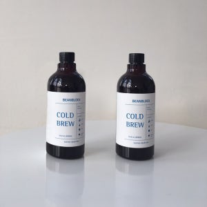 [빈블럭] 콜드브루 더치커피 홈카페 액상커피 커피원액 500ml, 2개