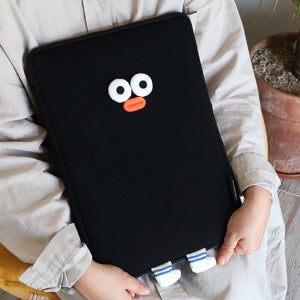 로마네 폼폼 슬림 13인치 노트북 파우치 가방 그램 맥북 삼성