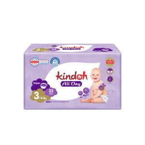 킨도 프리미엄 올데이 밴드형 기저귀 3단계 32매x4팩