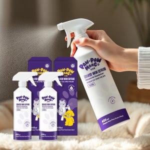 포포몽 반려동물 탈취제 강아지 고양이 냄새제거 무향 400ml, 2개