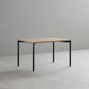 베이직 책상 (너비 800/1000/1200) 1200x800mm, 메이플+빈티지블랙