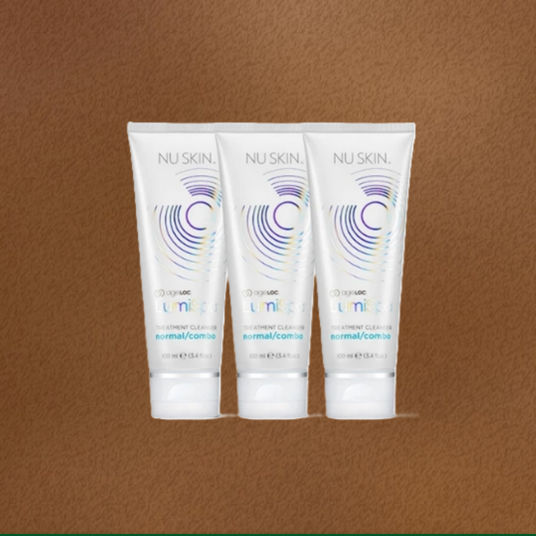 [최신상품] <b>뉴스킨</b> 에이지락 루미스파 트리트먼트 클렌저 노멀 콤보 트리오