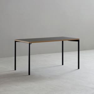 베이직 책상 (너비 1400/1600) 1400x600mm, 빈티지블랙