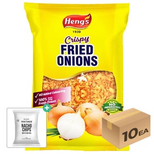 1박스) 헹스 양파튀김 프라이드어니언 크런치 1kg x 10개입