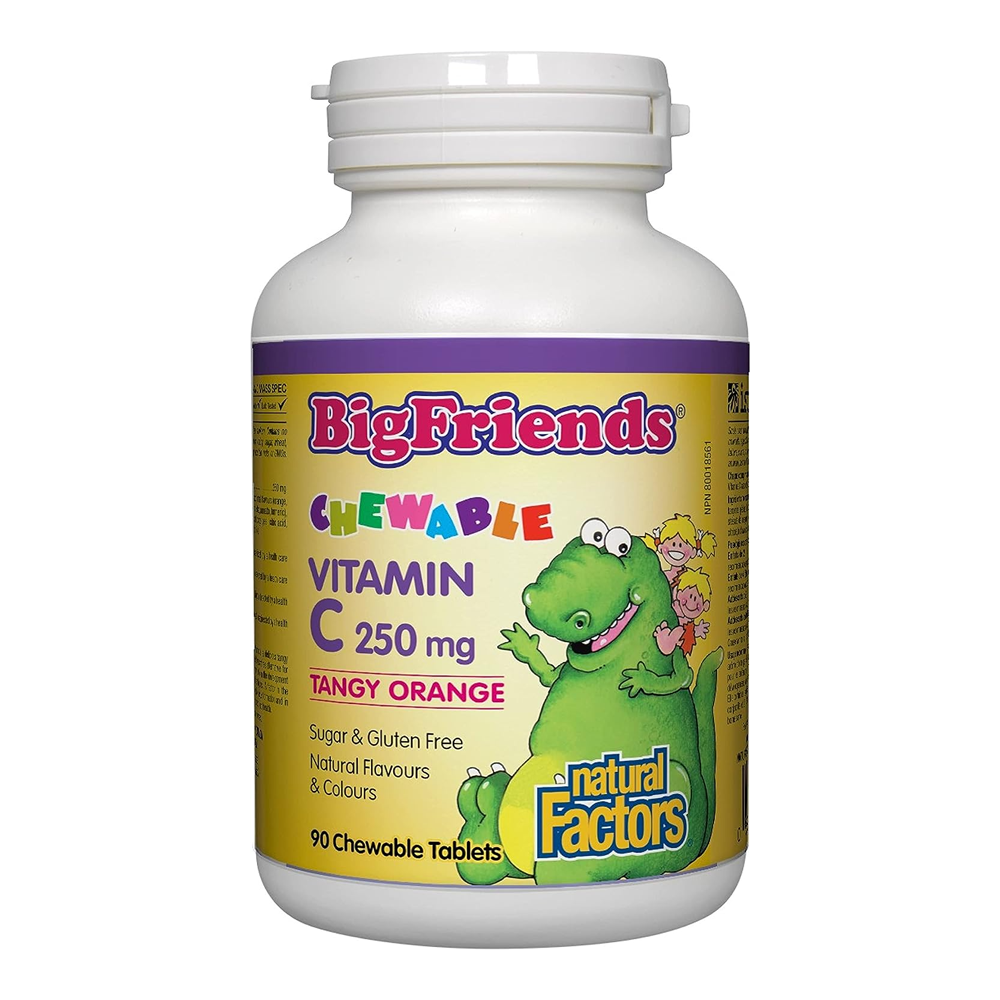 내추럴 팩터스 <b>빅 프렌즈 츄어블 비타민</b> C 오렌지 250mg 90 <b>츄어블</b>정