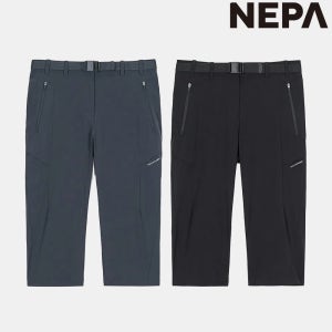 네파 바지 자석벨트 항균 아웃도어 팬츠 여름 여자 7부 등산 바지 반바지