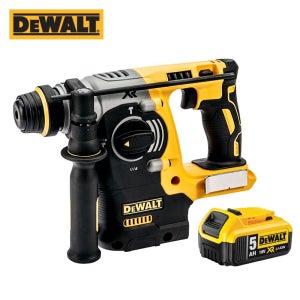 디월트 20V 충전 SDS PLUS 로타리 햄머 세트(5Ah 2팩) DCH273P2-KR
