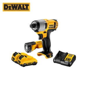 디월트 12V 충전 임팩 드라이버(2Ah 2팩 + LED작업등) DCF815D2T-KR