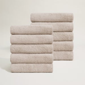 10P 먼지없는 국내생산 답례품 40수 더럭셔리 수피마 수건 190g