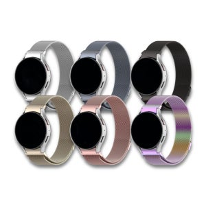 호환 갤럭시 워치7 6 5 4 밀레니즈 루프 날개형 메탈 스트랩 밴드