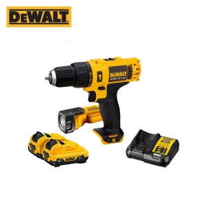 디월트 12V 충전 햄머드릴 드라이버 세트(2Ah 2팩+작업등) DCD716D2T-KR