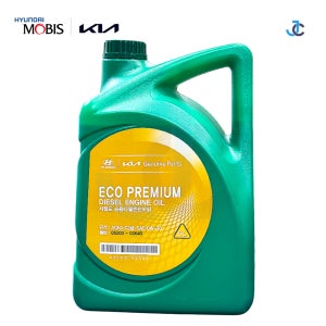현대모비스 순정 저점도 승용디젤엔진오일 0W30 6L 에코프리미엄 05200-00640