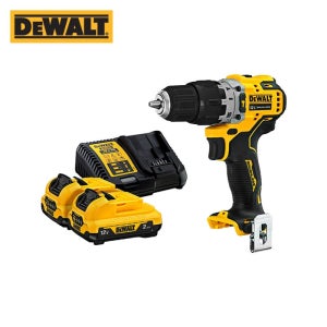 디월트 12V MAX 충전 햄머드릴 드라이버 세트 DCD706N-KR 2.0Ah, 배터리 2개