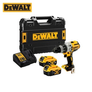 디월트 20V MAX 충전 햄머드릴 드라이버 세트(5.0Ah 2팩) DCD996P2-KR